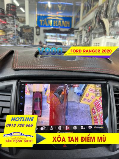 Lắp màn hình Ô tô liền Camera 360 độ xe Ford Ranger 2020