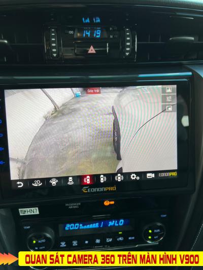 Lắp màn hình Ô tô xe Fortuner 2022 + Camera 360 độ