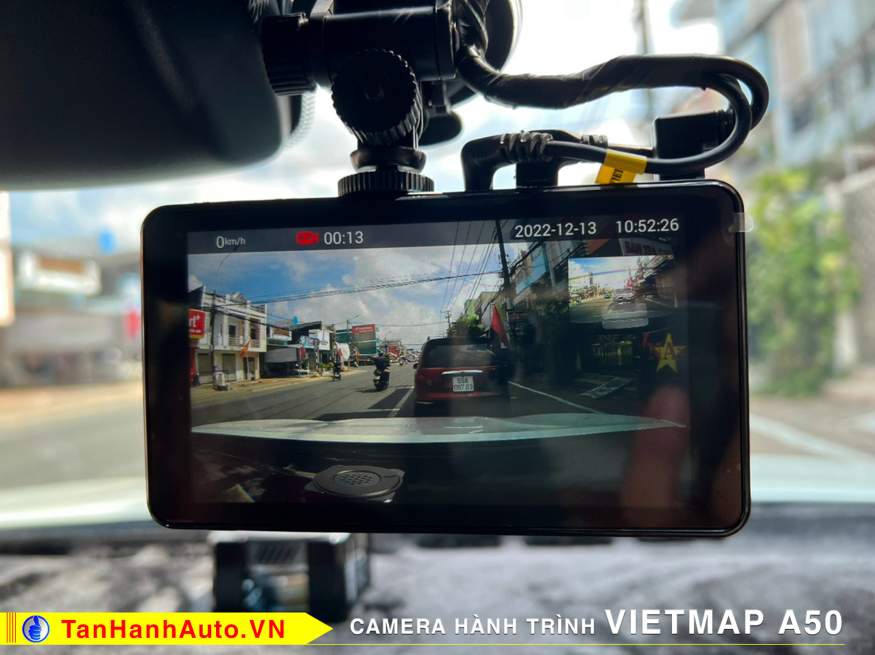 Lắp Camera Hành TrìnH Ô tô Vietmap A50 chính hãng cao cấp