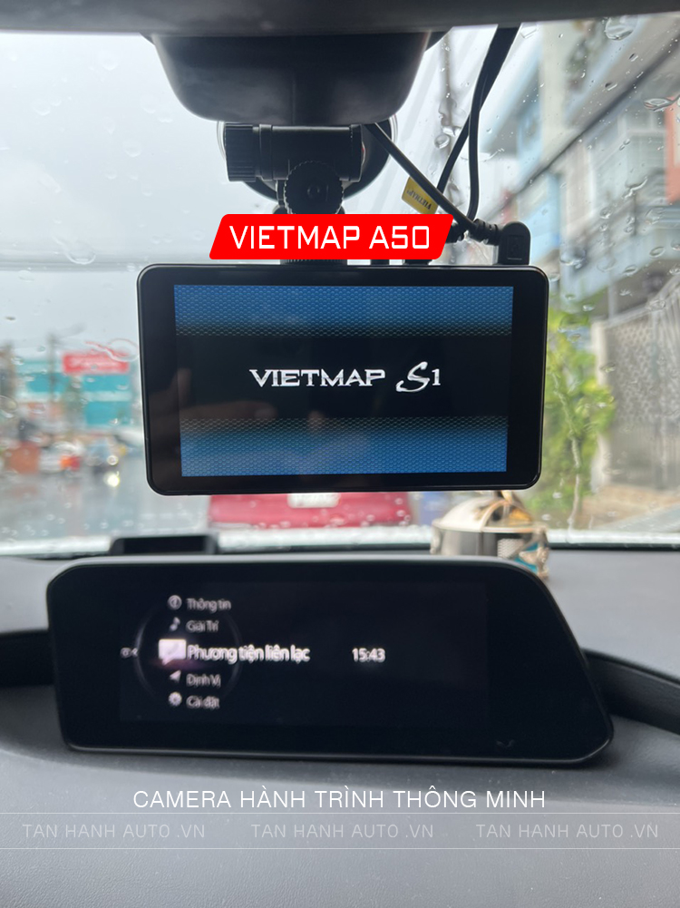 camera hành trình Ô tô vietmap A50 tích hợp bản dẫn đường Vietmap S1